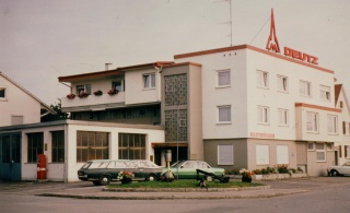 Die Werkstatt an der Blauenstrasse 70 mit Anbau